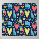 Search for vintage cat posters Illustration