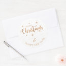Search for happy new year gold stickers Merry christmas