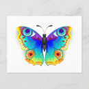 Search for rainbow butterfly invitations Colourful