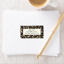 Search for cheetah return address labels Girly