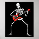 Search for skeleton guitar posters Men