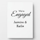 Search for wedding engagement plaques We are engaged