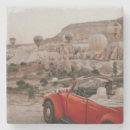 Search for red car coasters Vintage