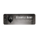 Search for black cats return address labels Black and white