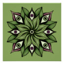 Search for hypnotic patterns posters Green