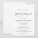 Search for romantic bridal shower invitations Minimalist
