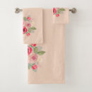 Search for pink rose bath towels Bouquet