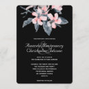 Search for pink flowers wedding invitations Minimalist