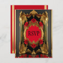 Search for red rose wedding rsvp cards Gothic