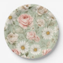 Search for pink rose plates Bridal shower
