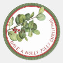 Search for holly jolly stickers Red