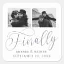 Search for silver and white wedding stickers Classic