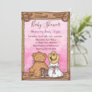 Search for cowgirl baby shower invitations Pink and brown