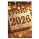 Search for golden calendars Elegant