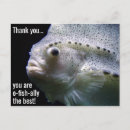 Search for fish puns postcards Thank you