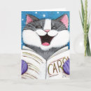 Search for singing cats christmas cards Whimsical