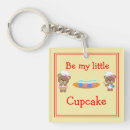 Search for love baking key rings Cupcake