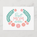 Search for your mom postcards Text