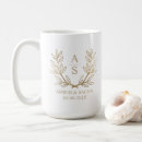 Search for monogram wedding mugs Bridal shower