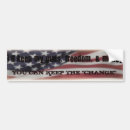 Search for keep your change bumper stickers Freedom