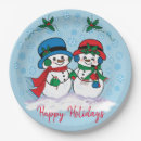 Search for frosty the snowman plates Candy cane