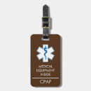Search for medical luggage tags Cpap