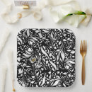 Search for celebration of life napkins Black and white