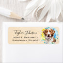 Search for spaniel return address labels Watercolor