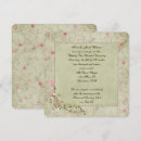 Search for old fashioned wedding invitations Floral