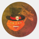 Search for halloween pumpkin face stickers Creepy