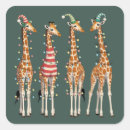 Search for giraffe christmas stickers Winter