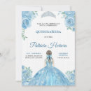 Search for floral quinceanera invitations Blue