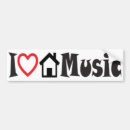 Search for love music bumper stickers Techno
