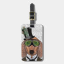 Search for dachshund luggage tags Contemporary