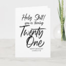 Search for first birthday cards Twenty one