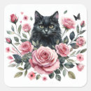 Search for watercolor cat stickers Floral