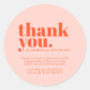 Search for thank you for coming wedding stickers Simple