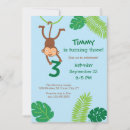 Search for our little monkey invitations Jungle
