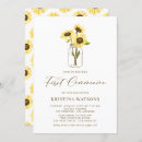 Search for sunflower first communion invitations Holy