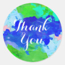 Search for green watercolor thank you stickers Pink