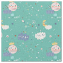 Search for planets fabric Baby
