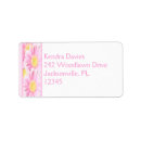 Search for gerbera daisy wedding return address labels Yellow