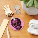 Search for pink skull key rings Halloween