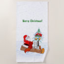 Search for santa claus beach towels Cute