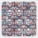Search for red and white geometric stickers Abstract