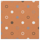 Search for orange polka dots fabric Retro