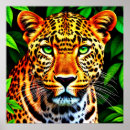 Search for green leopard posters Jungle
