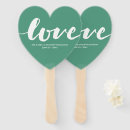 Search for wedding program hand fans Chic