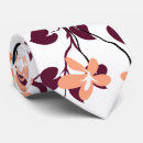 Search for peach floral ties Black