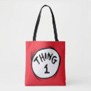 Search for dr seuss tote bags Thing one thing two